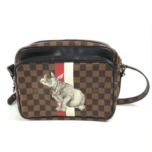 LOUIS VUITTON N42704 Damier NilePM Shoulder Bag Damier Canvas Brown - Picture 1 of 13
